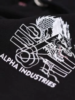 Alpha Industries Heritage Dragon Hoody -Luke Clothing Store 10633303Black 4
