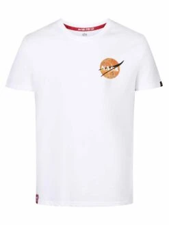 Alpha Industries NASA Davinci T-shirt -Luke Clothing Store 136508 09WHITE 1 0e9a8312 7fdc 4105 9f6a 91aa726e1e01