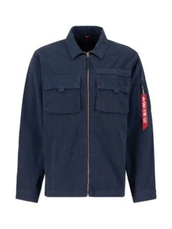 Alpha Industries Twill Overshirt -Luke Clothing Store 146112 ULTRANAVY 1