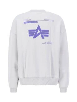 Alpha Industries Logo BP Sweater -Luke Clothing Store 146304 PASTELGREY 5