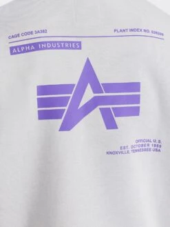 Alpha Industries Logo BP Hoody -Luke Clothing Store 146336 666 00005 54049