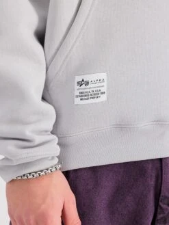 Alpha Industries Logo BP Hoody -Luke Clothing Store 146336 666 00006 54050