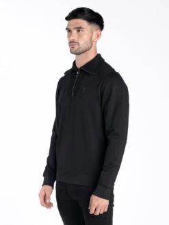 HUGH ROLL NECK ZIP SWEAT -Luke Clothing Store 60509f