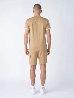 Dempsey & Palance Short Set Biscuit -Luke Clothing Store Dempsey Palance Set Biscuit2