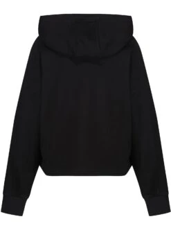 WOMENS COBRA CROPPED WORKOUT HOODIE -Luke Clothing Store L620302 BLACK 4