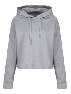 COBRA CROPPED WORKOUT HOODIE -Luke Clothing Store L620302 LTMRLGREY 6