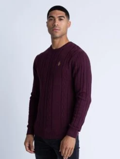 MORDEN KNITTED JUMPER 9 MORDEN KNITTED JUMPER -Luke Clothing Store M300620 SHIRAZ B 2