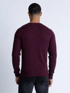 MORDEN KNITTED JUMPER 10 MORDEN KNITTED JUMPER -Luke Clothing Store M300620 SHIRAZ B 3