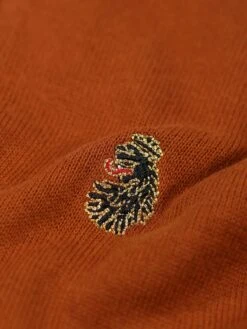 PRETENDER FUNNEL NECK KNITTED JUMPER -Luke Clothing Store M350612 TOBACO 3