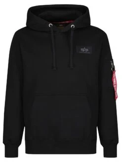 Alpha Industries Back Print Hoody Reflective Print -Luke Clothing Store M400130 03 1