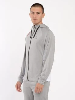 KEY ZIP THROUGH HOODY -Luke Clothing Store M520370 MID LT GREY 2 fe00f26a 98df 41da b9bb b942ada1aa7f