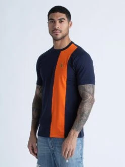 MILL TEE T-SHIRT 9 MILL TEE T-SHIRT -Luke Clothing Store M550103 NAVY SAHARA 2