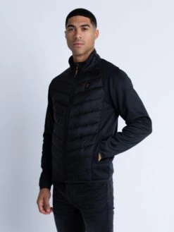 CARL SEMP QUILTED JACKET -Luke Clothing Store M550701 BLACK 2