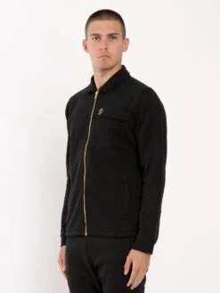 KNOCKHILL HARRINGTON ZIP SWEAT -Luke Clothing Store M560327 BLACK 2