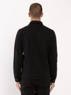 KNOCKHILL HARRINGTON ZIP SWEAT -Luke Clothing Store M560327 BLACK 3