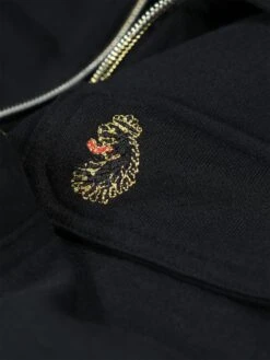 KNOCKHILL HARRINGTON ZIP SWEAT -Luke Clothing Store M560327 BLACK 3 21cb6713 b837 4fab b9b0 8acc54d0e051