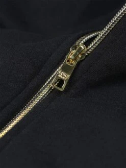 KNOCKHILL HARRINGTON ZIP SWEAT -Luke Clothing Store M560327 BLACK 4