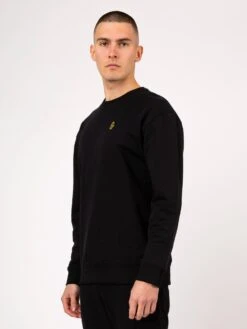 THE BOXCAR RELAX FIT SWEAT -Luke Clothing Store M590319 BLACK 02