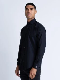 TRIPLE CROWN SLIM FIT SHIRT -Luke Clothing Store M590906 BLACK 2 c8327c3e c149 4acb 86be 31a93de01cd4