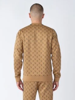 GAZZAS TEARS SWEATSHIRT 10 GAZZAS TEARS SWEATSHIRT -Luke Clothing Store M620373 CARAMEL DARKNAVY 3