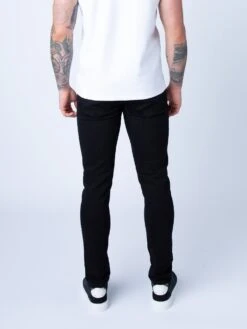 VAC SLIM FIT BLACK JEANS -Luke Clothing Store M620502 BLACK 3