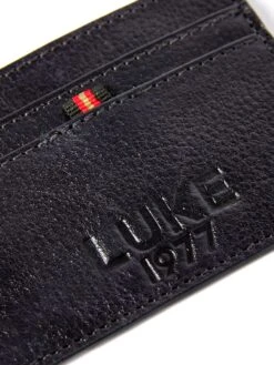 MILLED CARD HOLDER 6 MILLED CARD HOLDER -Luke Clothing Store M621218 BLACK 4