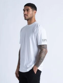 ZION RELAXED FIT T-SHIRT -Luke Clothing Store M650107 WHITE 2 f8574ea4 f6c4 4629 b23e 7a5f8d080741