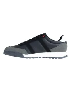ENNIS TRAINERS -Luke Clothing Store M651301 BLACK GREY WHT 3