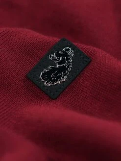 VENICE KNITTED POLO -Luke Clothing Store M680602 Deep Garnet 3