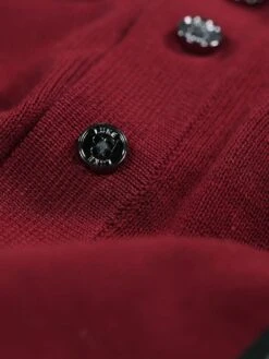 VENICE KNITTED POLO -Luke Clothing Store M680602 Deep Garnet 4