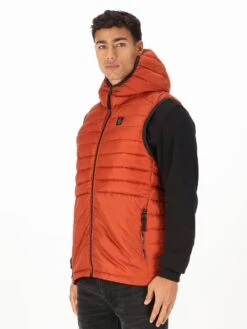 BUB HOOD 2 GILET -Luke Clothing Store M680706 COPPER ORANGE 2A