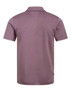 HARDY ZIP POLO -Luke Clothing Store M681403 Dk Lilac 2
