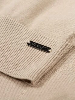 NOAH SUPER FINE CREW KNIT JUMPER 6 NOAH SUPER FINE CREW KNIT JUMPER -Luke Clothing Store M690601 FAWN 4