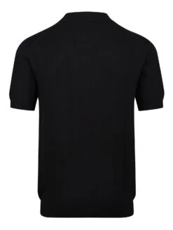 PRAGUE KNITTED POLO -Luke Clothing Store M690650 BLACK 2