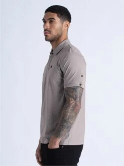 HONG KONG POLO -Luke Clothing Store M691450 PUTTY 3