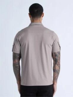 HONG KONG POLO -Luke Clothing Store M691450 PUTTY 4