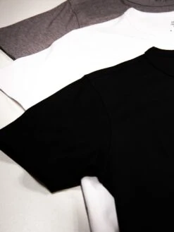 RECO CREW 3-PACK T-SHIRT -Luke Clothing Store M710116 3 PACK WHITE BLACK GREY5