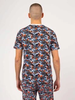 TROPICAL T-SHIRT -Luke Clothing Store M710157 SKY MIX CAMO 3