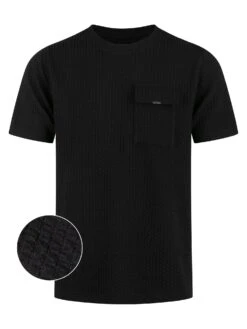 WAFFLE DOWN REGULAR FIT T-SHIRT