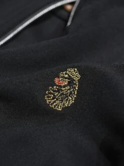 KAS 4 ZIP THROUGH SWEAT -Luke Clothing Store M710350 JET BLACK 3