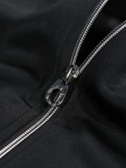 KAS 4 ZIP THROUGH SWEAT -Luke Clothing Store M710350 JET BLACK 4