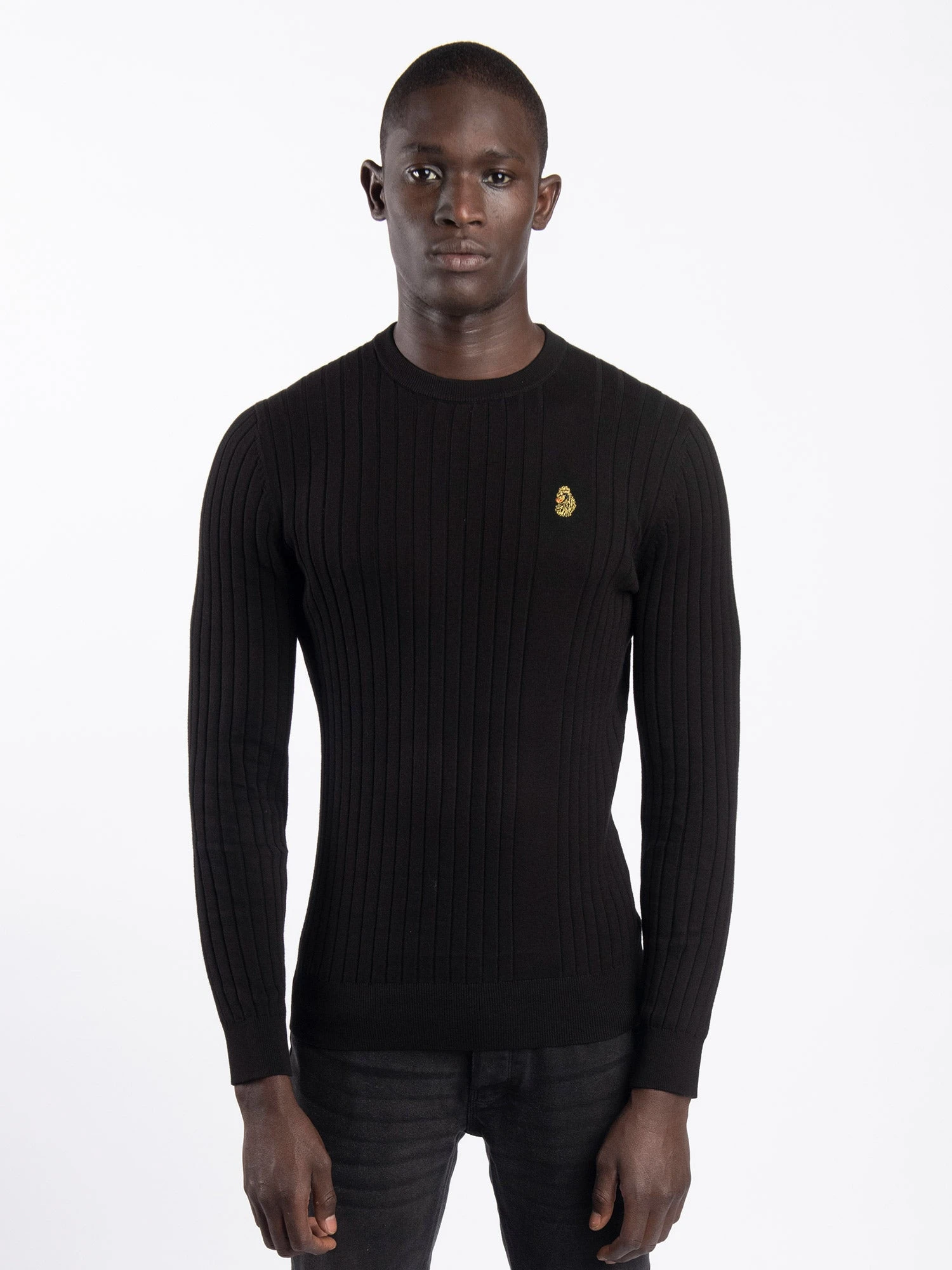 SPARE RIB KNITTED CREW NECK JUMPER 2 SPARE RIB KNITTED CREW NECK JUMPER - Image 2