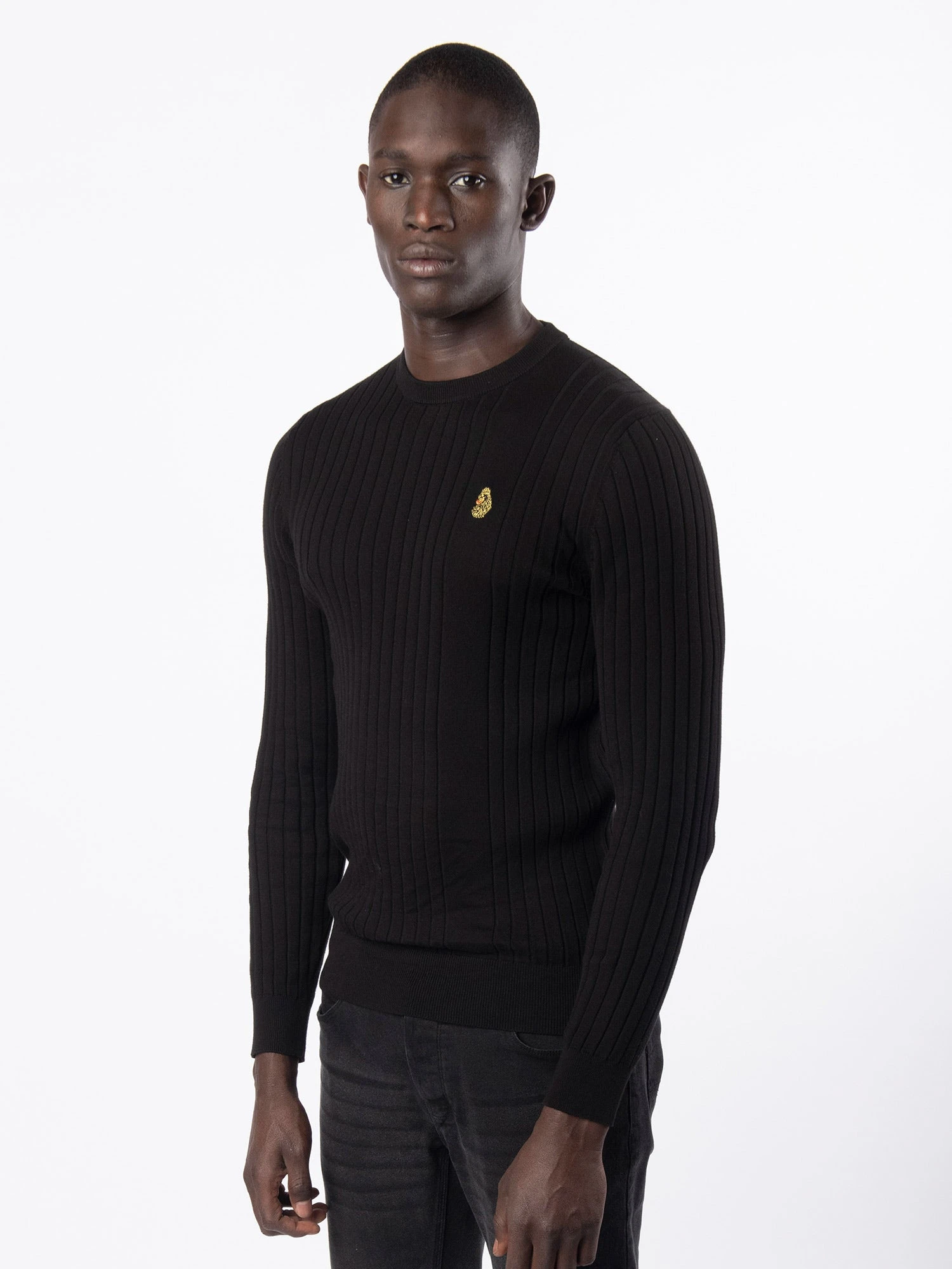 SPARE RIB KNITTED CREW NECK JUMPER 3 SPARE RIB KNITTED CREW NECK JUMPER - Image 3