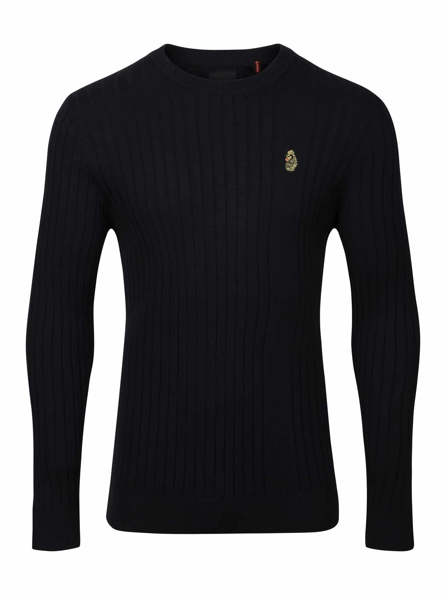 SPARE RIB KNITTED CREW NECK JUMPER 1 SPARE RIB KNITTED CREW NECK JUMPER