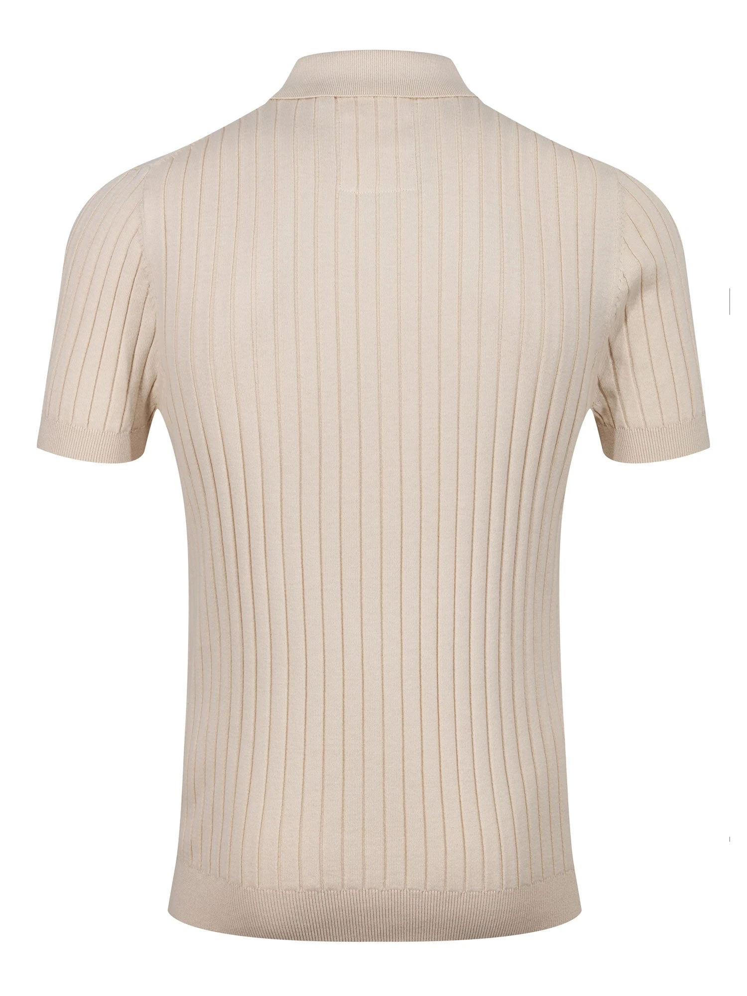 RIB EYE KNITTED ZIP POLO 5 RIB EYE KNITTED ZIP POLO - Image 5