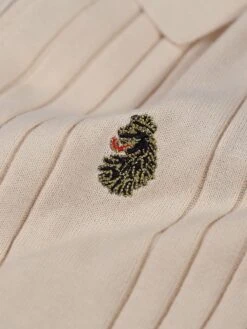 RIB EYE KNITTED ZIP POLO 13 RIB EYE KNITTED ZIP POLO -Luke Clothing Store M710652 ECRU 3 553412d7 8cf8 4007 8081 df2eaf89932e