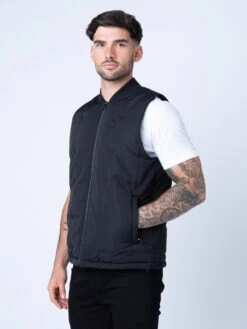 ROLO GILET -Luke Clothing Store M710701 BLACK 2A