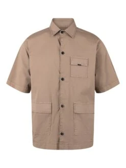 YEDRA RELAXED FIT POCKET DETAIL SHIRT