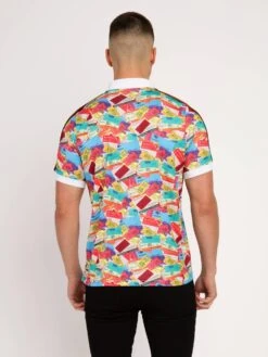 AWAY DAYS POLO -Luke Clothing Store M720157 MULTI COLOUR 3