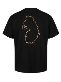 LAGANAS RELAXED FIT T-SHIRT -Luke Clothing Store M720162 BLACK 2